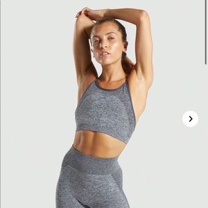 Grey flex Gymshark sports bra